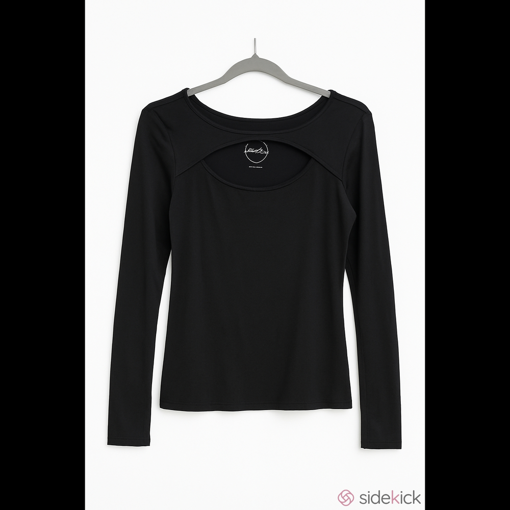 INC International Concept women's black top size S